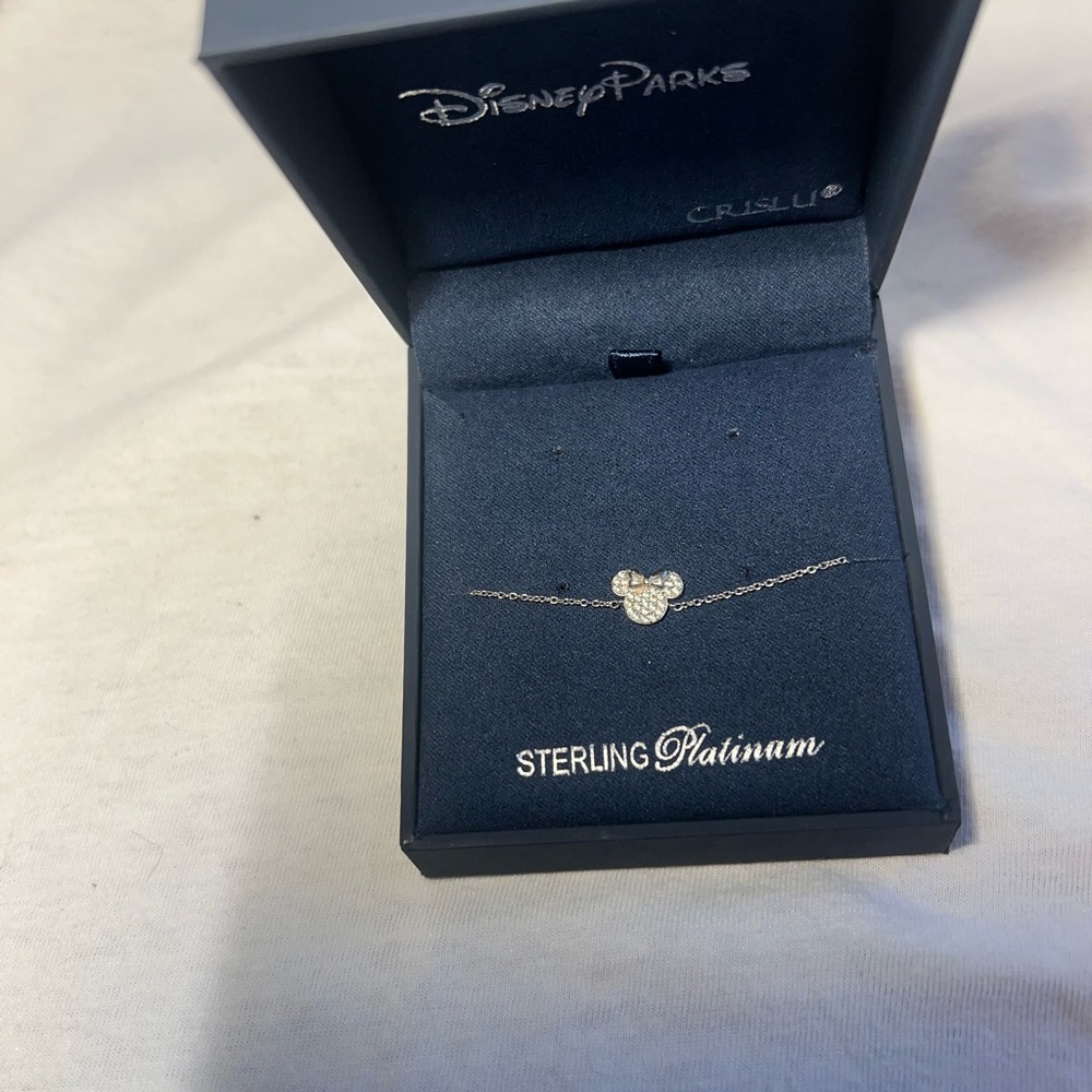 Mickey Mouse Icon Bracelet by CRISLU – Platinum
